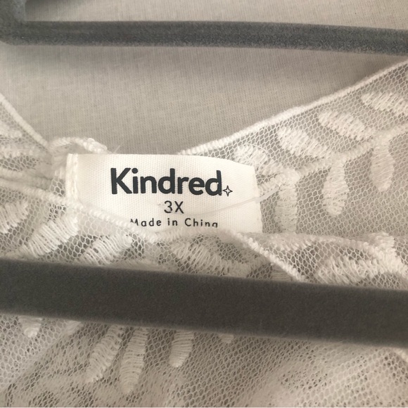 Anthropologie Kindred Semi Sheer Embroidered Crochet Lace Cover Up Overpiece - Picture 10 of 16